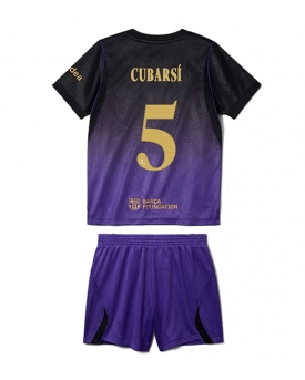 Barcelona Pau Cubarsi #5 Maglia Gara Trasferta Repliche 2026-27 Bambino Maniche Corte